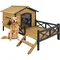 Large Outdoor Dog House, 67" L × 43.3