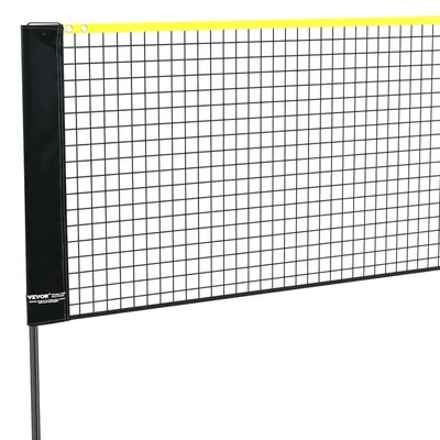 VEVOR 20FT Badminton Net Height Adjustable Volleyball Net Wide Foldable Pickleball Net Portable