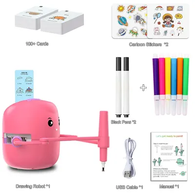 Drawing Robot for Kids Interactive Drawing Toys Intelligent Painting Robot Early Educational Toys