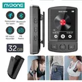 Lettore MP3 Walkman sportivo portatile con clip Suono HiFi Walkman per studenti 5.0 compatibile con Bluetooth Schermo da 1,8 pollici con radio FM E-Book