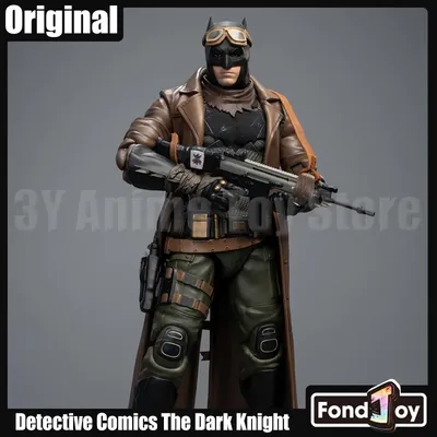 Original Fondjoy Detective Comics The Dark Knight Action Figure Bruce Wayne Batman Figures Joint