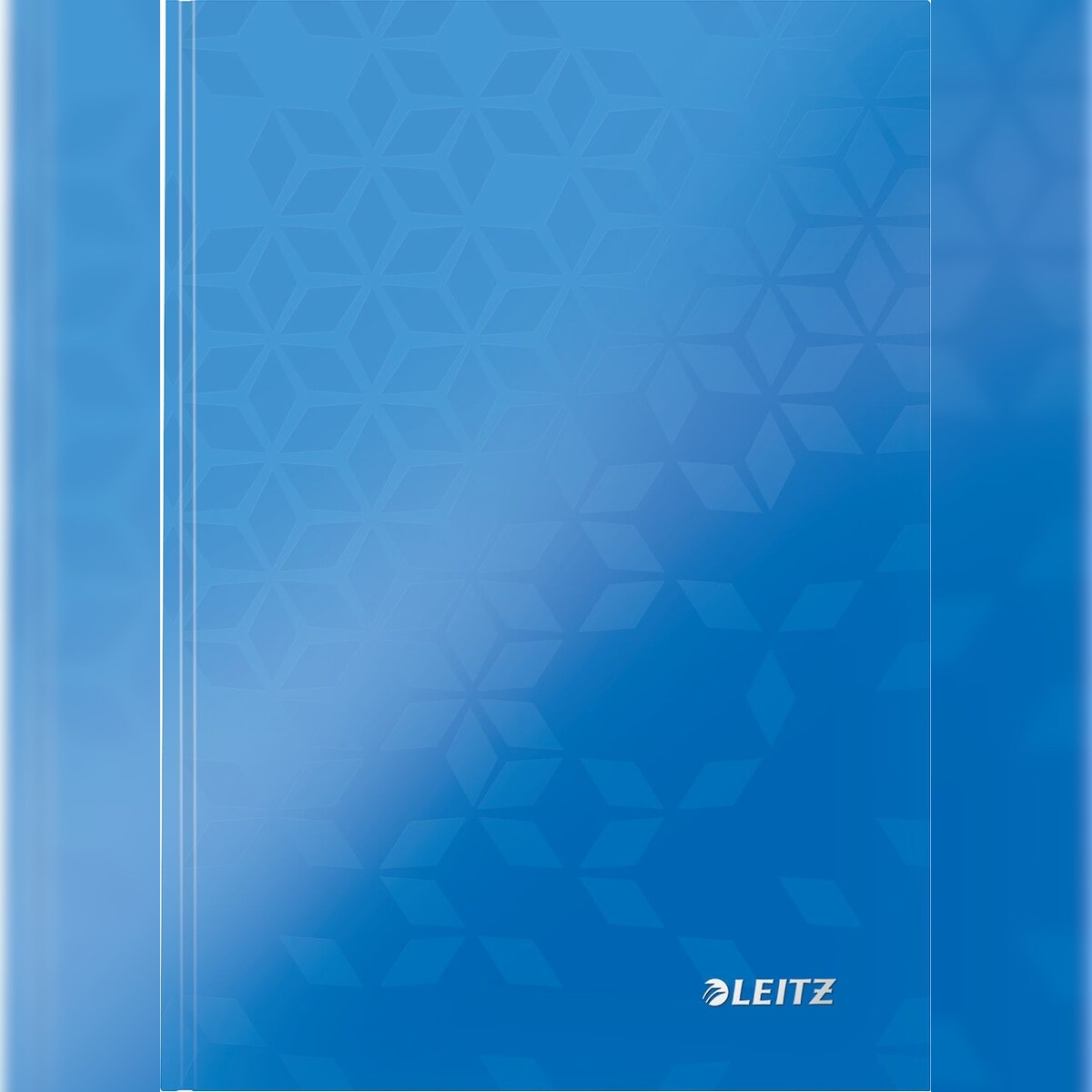 LEITZ Notizbuch Wow A5 80 Blatt 90g/qm kariert blau metallic Packung mit 6 Stück Image