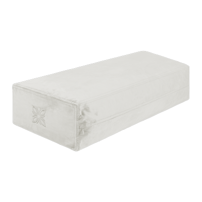 OMNANA CUSHY™ Yogabolster Velvet 65cm MILKY MARSHMALLOW