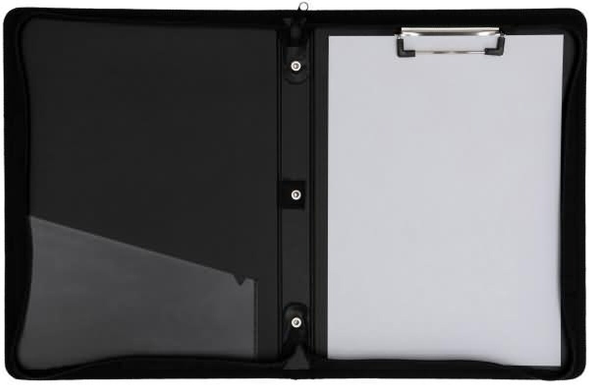 Konferenzmappe Maulflexx Polypropylen A4 hoch schwarz Packung mit 6 Stück Image