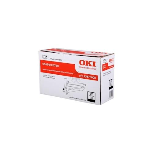 Trommel Original Oki 43870008 schwarz Packung mit 5 Stück