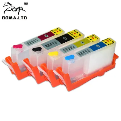 4 PC With For HP 364 XL Auto Reset Chip 364 Ink Cartridge For HP Photosmart CQ877B CQ761B CQ183B CQ177B CQ176B Q8291B Printer