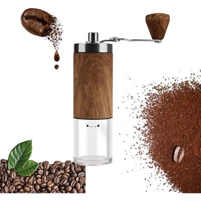 Jusch - Manuelle Kaffeemühle mit Keramikmahlwerk, manuelle Kaffeemühle, Kaffeemühle mit