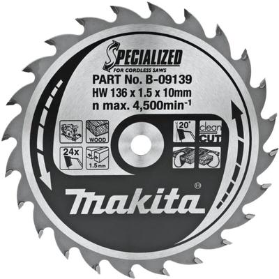 Makita - Akku-Handkreissägeblatt 136 x 10 mm • 24 Zähne Image