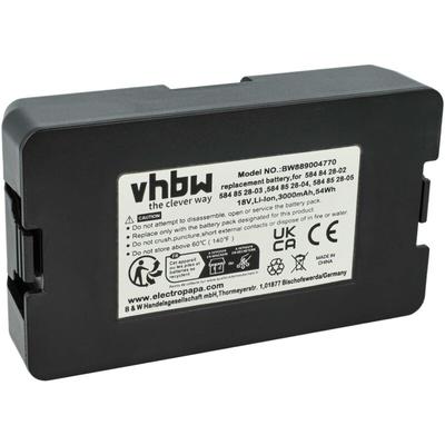 Vhbw - Akku kompatibel mit Gardena sileno city 600m2 15010-20 Rasenroboter (3Ah, 18V, Li-Ion) Image
