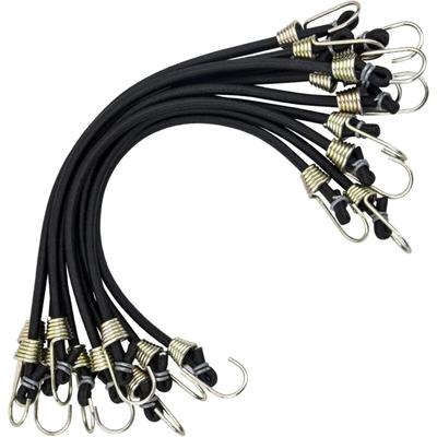 10 Stück Bungee-Seile mit Mini-Bungee-Haken, robuste Universal-Bungee-Seile, Bungee-Seile für Zelt, Image