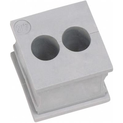 Icotek - kt 2/4 Kabeldurchführung geschlitzt Klemm-Ø (max.) 4 mm Elastomer Grau 1 St. Image