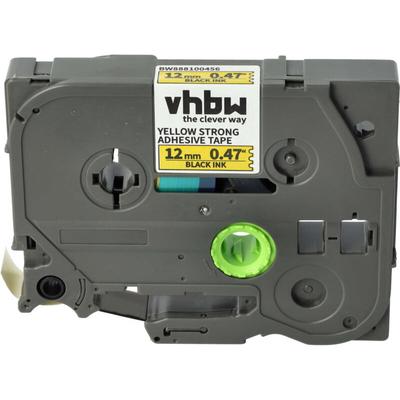 Vhbw - 1x Schriftband-Kassette kompatibel mit Brother pt H108, H108GT, H300, H110BK, H200, H110 Image