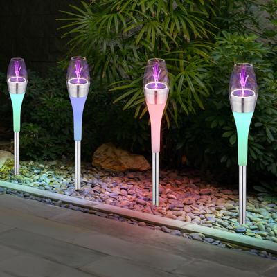 Globo - Solarlampe Solarleuchte Steckleuchte Wegelampe Außenleuchte Gartenlampe, IP44 Farbwechsel, Image
