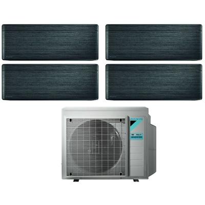 Daikin - Bluevolution Quadri Split Inverter Klimagerät Serie stylish real blackwood 9+9+9+12 mit