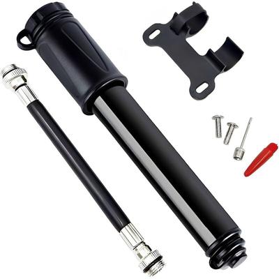 Tragbare Mini-Fahrradpumpe aus Aluminiumlegierung mit Ballpumpennadel und