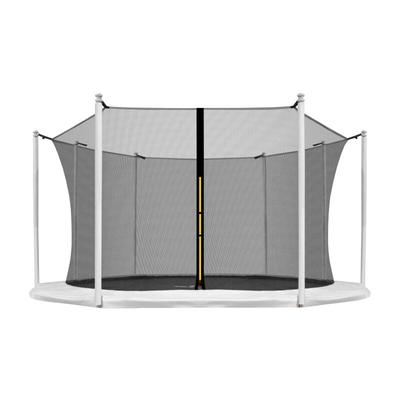 Aga Sicherheitsnetz für Trampolin mit Innennetz 366 cm für 8 Stangen Schwarz Image