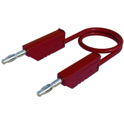 Sks Hirschmann - co mln 150/1 Messleitung Lamellenstecker 4 mm Lamellenstecker 4 mm 1.50 m Rot 1 St. Image
