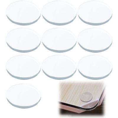 Saugnäpfe für Glasplatten, 10 Stück, nicht klebende Kissen, transparente, runde Image