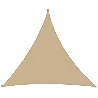 Vacchetti - Dreieckiger Sonnensegel Sonnenschutzsegel Sand 2x2x3 m aus Polyester Image