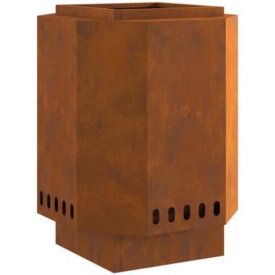 Vidaxl - rauchfreie Feuerstelle 38x38x51 cm wetterfester Stahl Image