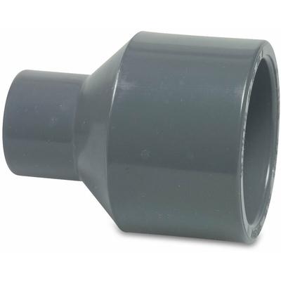 Mega Reduziermuffe pvc-u 110/90 mm x 50 mm Klebestutzen/Klebemuffe x Klebemuffe 16 bar, grau Image