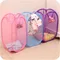 Foldable Color Mesh Clothes Dirty Clothes Basket Household Mesh Dirty Clothes Basket Storage Basket