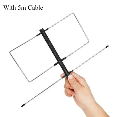 433/145MHz Handheld Yagi Antenna 5m Cable RG174 6dBi High Gain Radio Station+UV Dual Band Long Range Directional Signal Booster