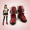 Spiel Tifa Lockhart Cosplay Schuhe Tifa Lockhart Cosplay Rote Kurze Stiefel Schuhe Frauen Männer