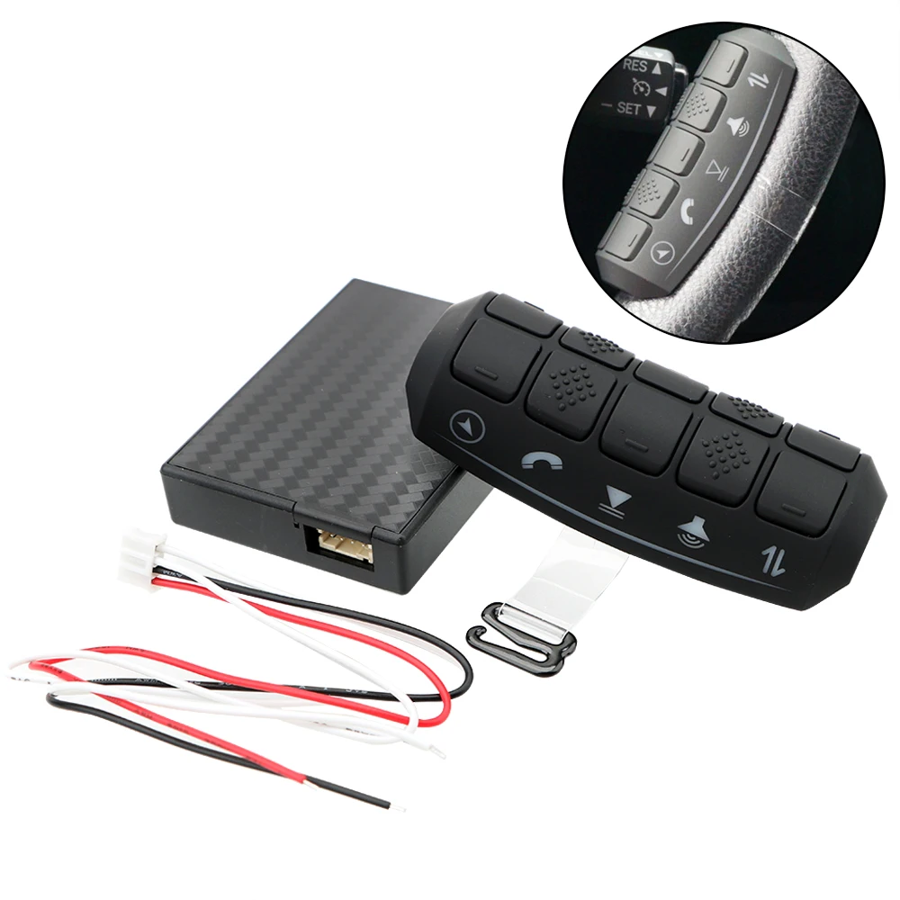 Autoradio DVD GPS Player Lenkrad knopf Universal Auto Fernbedienung Wireless Controller LCD Hintergrund beleuchtung