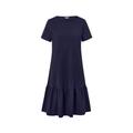 Tchibo - Jerseykleid mit Volant - Damen - Gr. M - dunkelblau