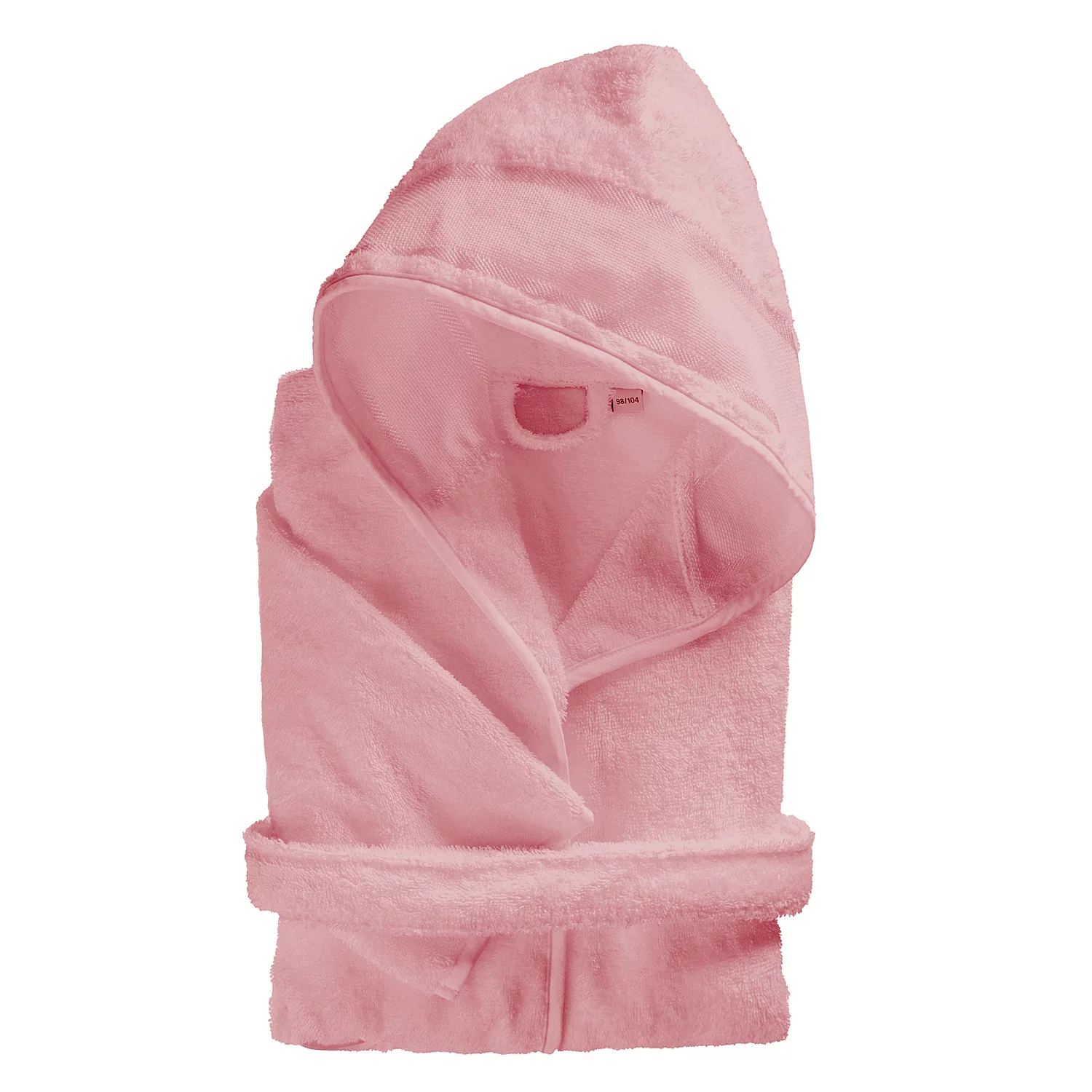 buttinette Peignoir à capuche enfant, mauve