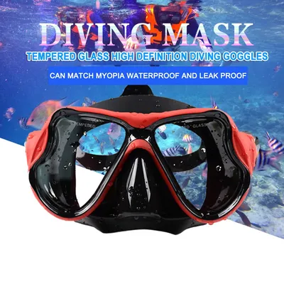 Professional Snorkeling Mask Panoramic Wide View Snorkels Diving Goggles Wear Resistant Freediving
