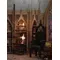 1/6 casa delle bambole modello accessori per mobili poltrona gotica scaffale gradini tavolo Bjd Ob11