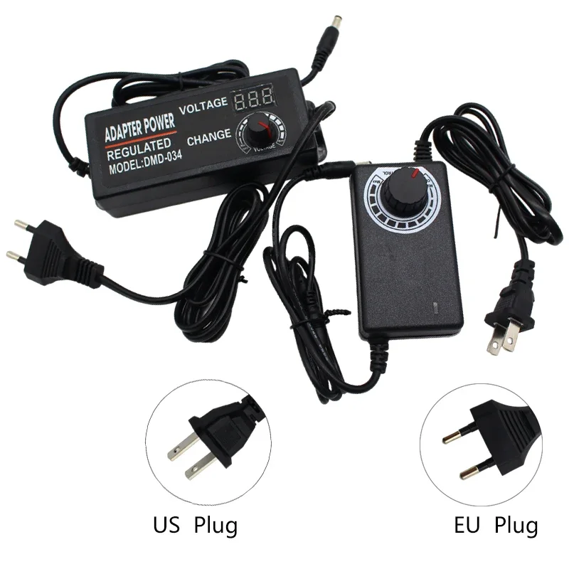 Adattatore di alimentazione universale Adattatore da 220 V a 12 V regolabile da CA a CC 3 V 5 V 6 V 9 V 12 V 15 V 18 V 24 V 1 A 2 A 5 A