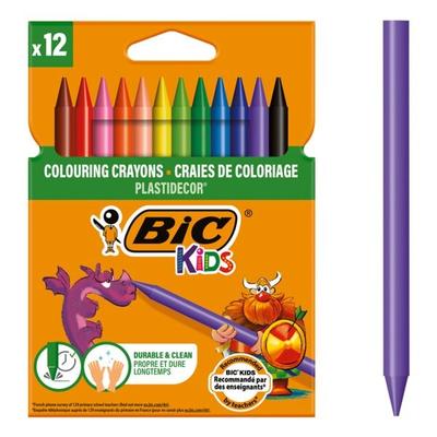 BIC 12er-Pack Wachsmalstifte »KIDS PLASTIDECOR®« Image