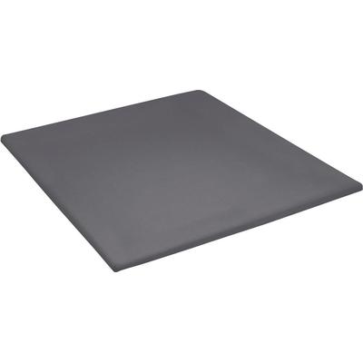Spannbettlaken CINDERELLA "Sundays Satin", grau (anthrazit), B:180cm L:210cm, Satin, Obermaterial: 100% Baumwolle, Laken, für Topper bis 15 cm Höhe Image