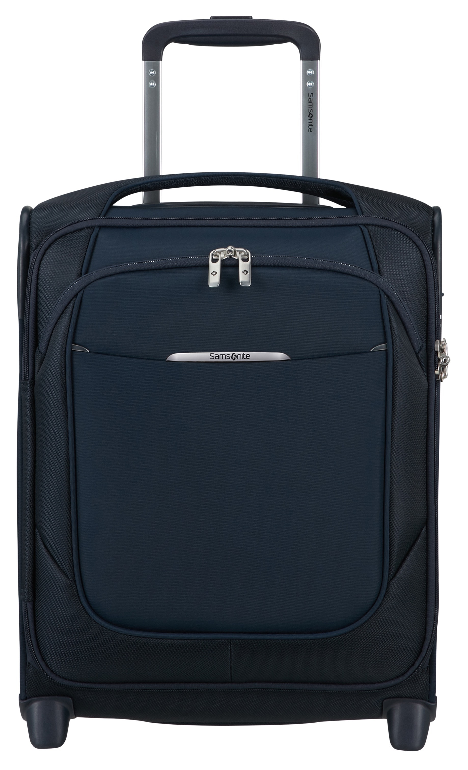 Weichgepäck-Trolley SAMSONITE "RE-LITE, 45 cm", Gr. B/H/T: 36 x 45 x 20 29, blau (midnight blau), Polyester, Koffer, Underseater Handgepäck TSA-Schloss Reisekoffer Laptopfach Image