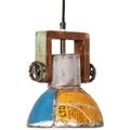 Lampe suspendue industrielle 25 W Multicolore Ronde 19 cm E27 vidaXL