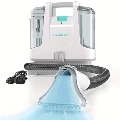 TEMU Haushof Vacuum Cleaner Carpet Cleaner, Stainzapper Stain Cleaner For Carpet, Sofa, Rugs, Upholstery, Stairs, Car, 28.5cm X 15cm X 26.5cm, 400w, White/grey Image