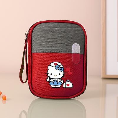 TEMU 1pc Cute Cartoon For Hello Kitty Home Supplies Storage Bag, Convenient Travel, Very Suitable For Home Use Image