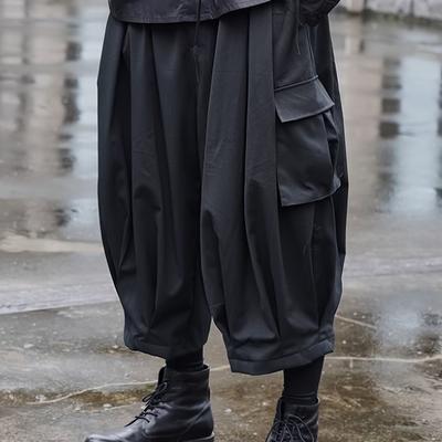TEMU Men's New Stylish Cropped Shorts With A Streetwear Vibe. Image