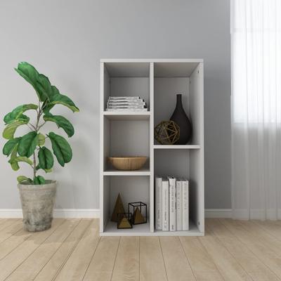 TEMU Bookcase/sideboard White 50x25x80 Cm Wood Material Image