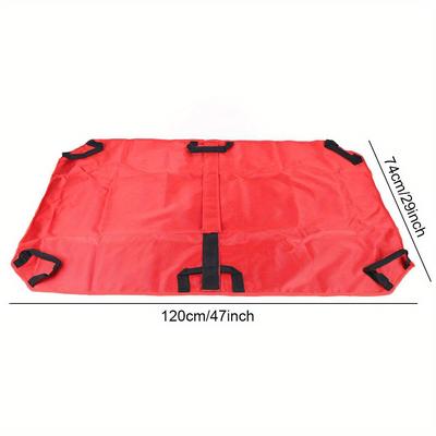 TEMU Nylon Transport Blanket For Dogs Up To 110 Kg With A Safety Belt, Foldable For Emergencies, Ideal For Injured Or Animals, Suitable For Dogs, Cats, Rabbits, And More. Image