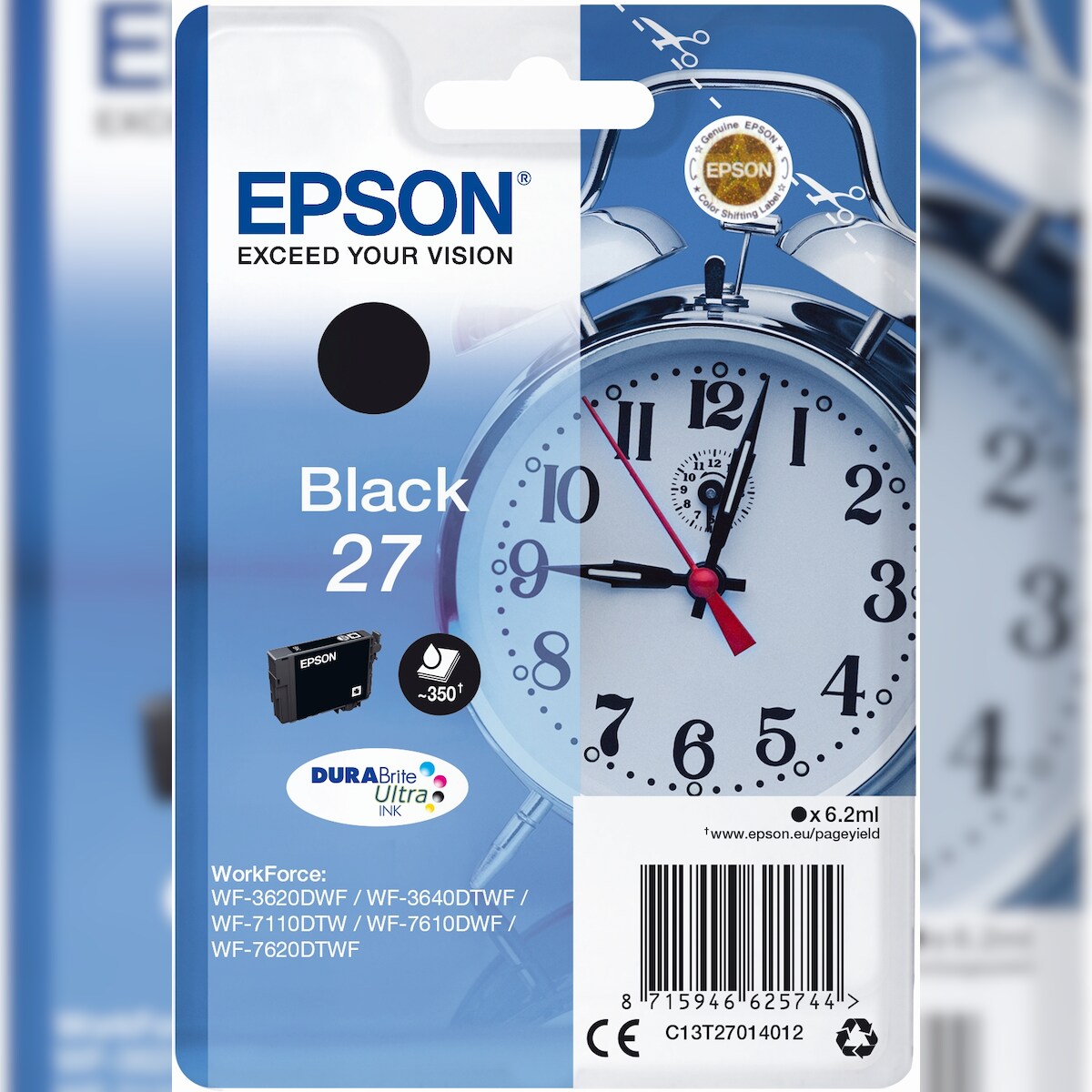 Tintenpatrone Epson T2701 schwarz Packung mit 10 Stück Image