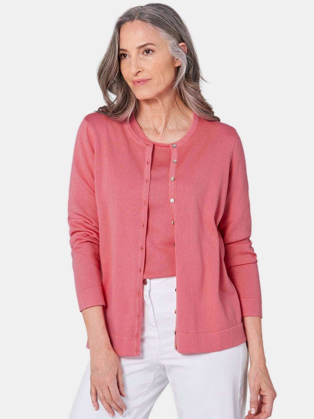 Goldner Strick-Sets Damen rosa, 48 Image