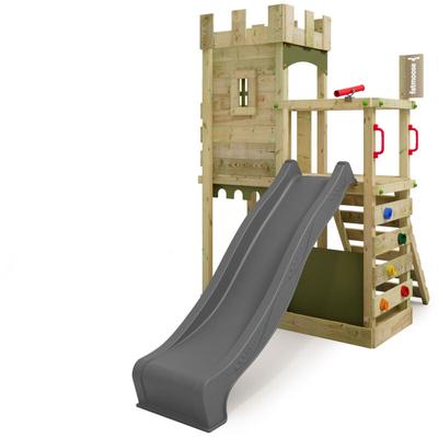 Fatmoose - Spielturm Ritterburg BoldBaron mit Rutsche und Sandkasten, Integrierter Sandkasten – Image