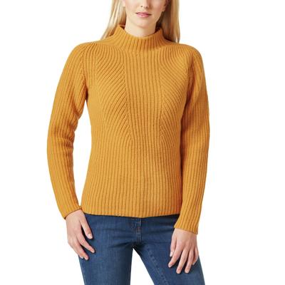 Walbusch Damen Cashmino Pullover Nahtlos Gelb Image