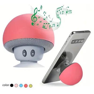 Hochwertiger kabelloser Bluetooth-Lautsprecher, 30 Fuß kabelloser Subwoofer mit Saugnapf, geeignet für Radfahren, Picknick im Freien Image