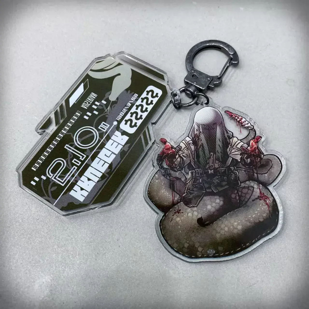 COD Call Of Duty Konig Nikto Ghost Keegan Krueger Cartoon Acryl Schlüsselanhänger Telefon Schlüsselanhänger Schlüsselanhänger für Mädchen Geburtstagsgeschenk Image