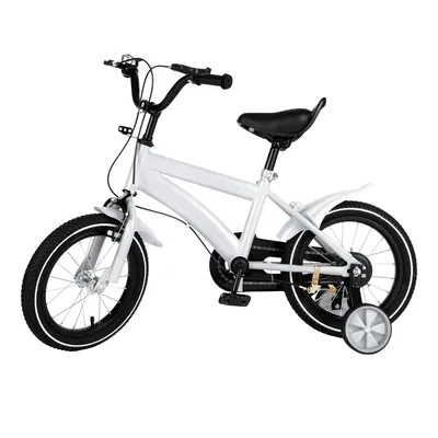 14 Inch Bike Boys Girls Children's Bicycle Student Child Bike for 2-11 Years Kids Bike White/Red/Blue/yellow